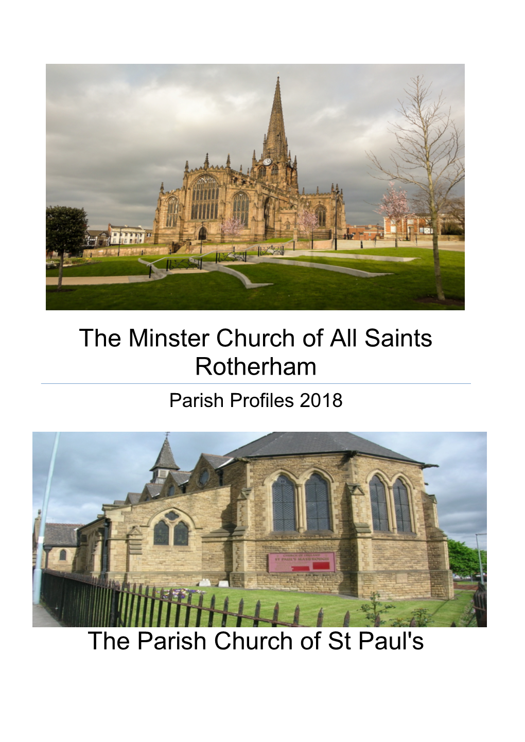 The Minster Church of All Saints Rotherham the Parish Church of St