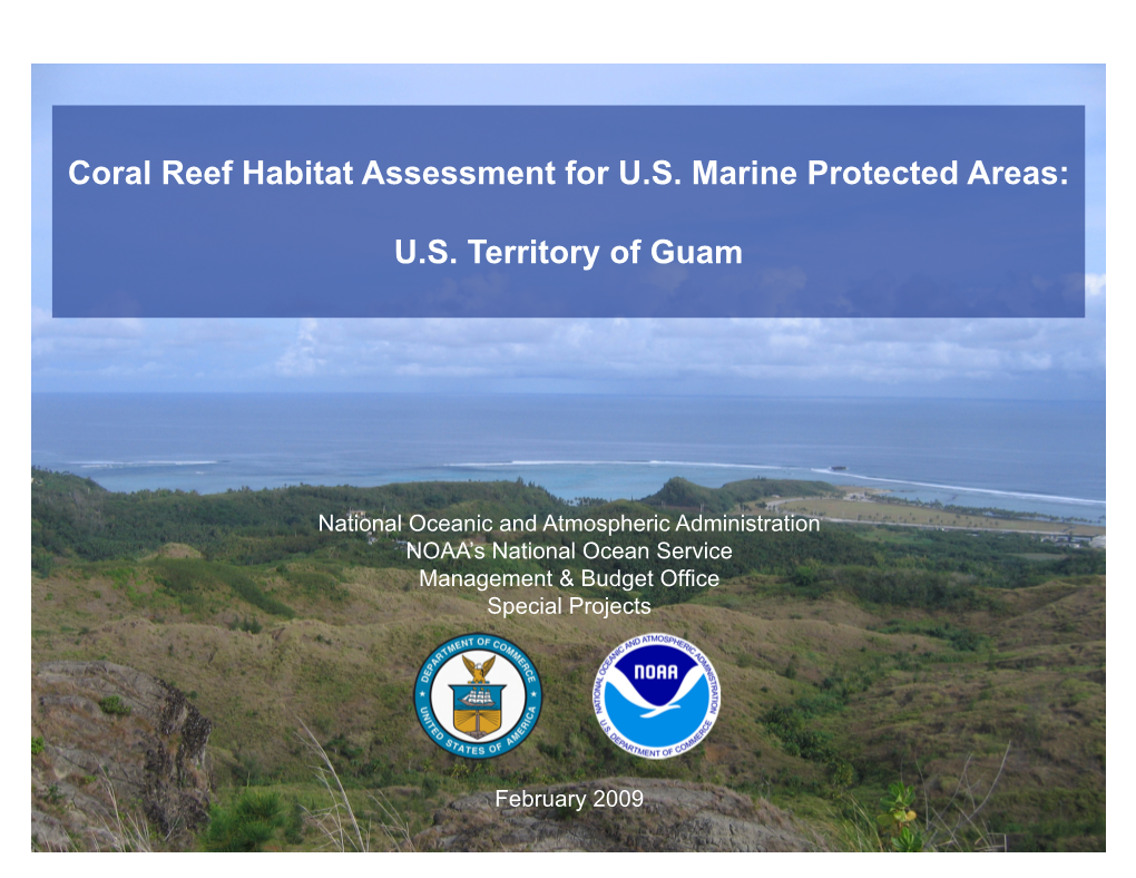 Coral Reef Habitat Assessment for U.S. Marine Protected Areas: Guam