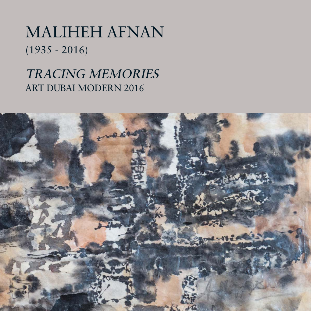 Maliheh Afnan (1935 - 2016)