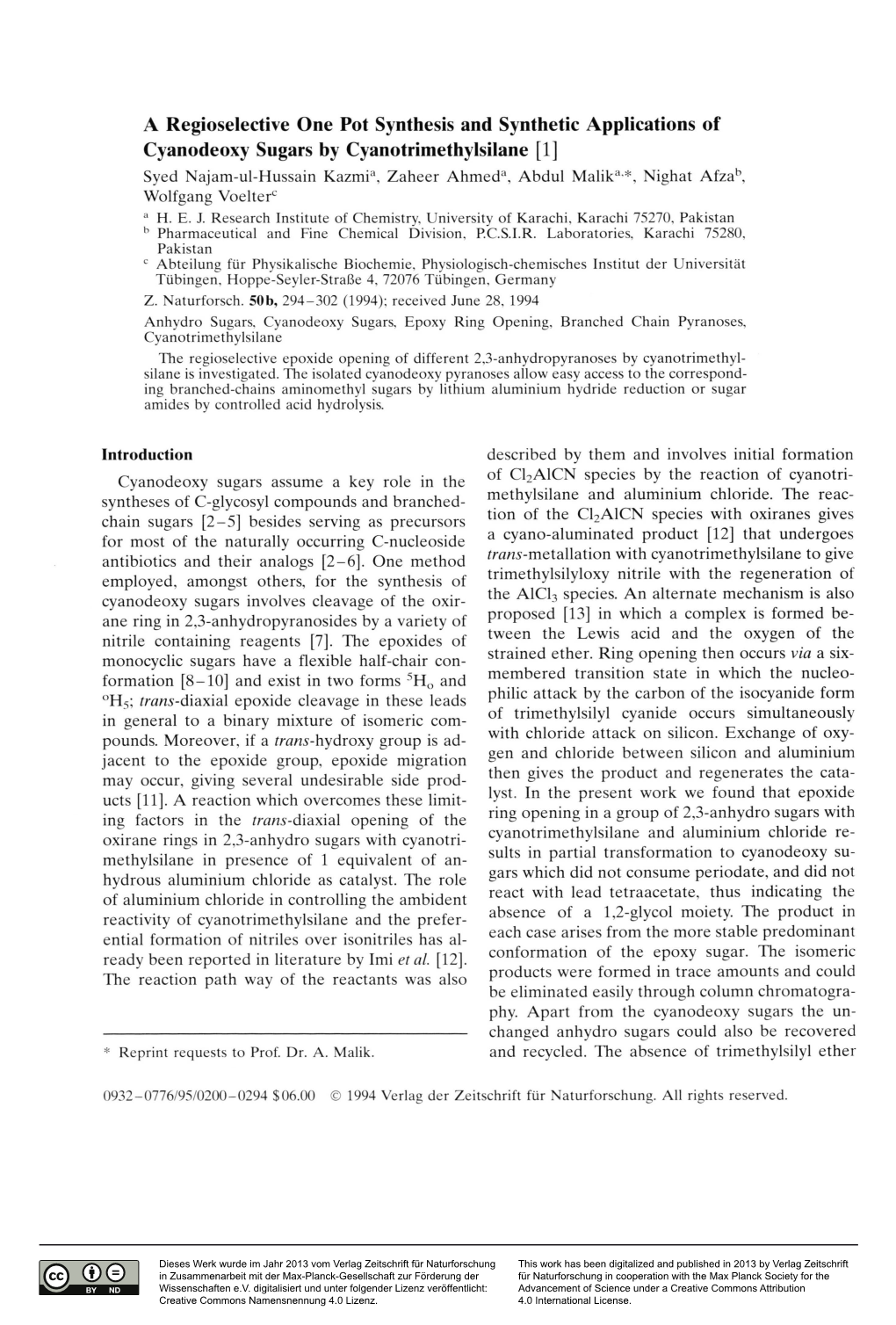 A Regioselective One Pot Synthesis and Synthetic Applications Of