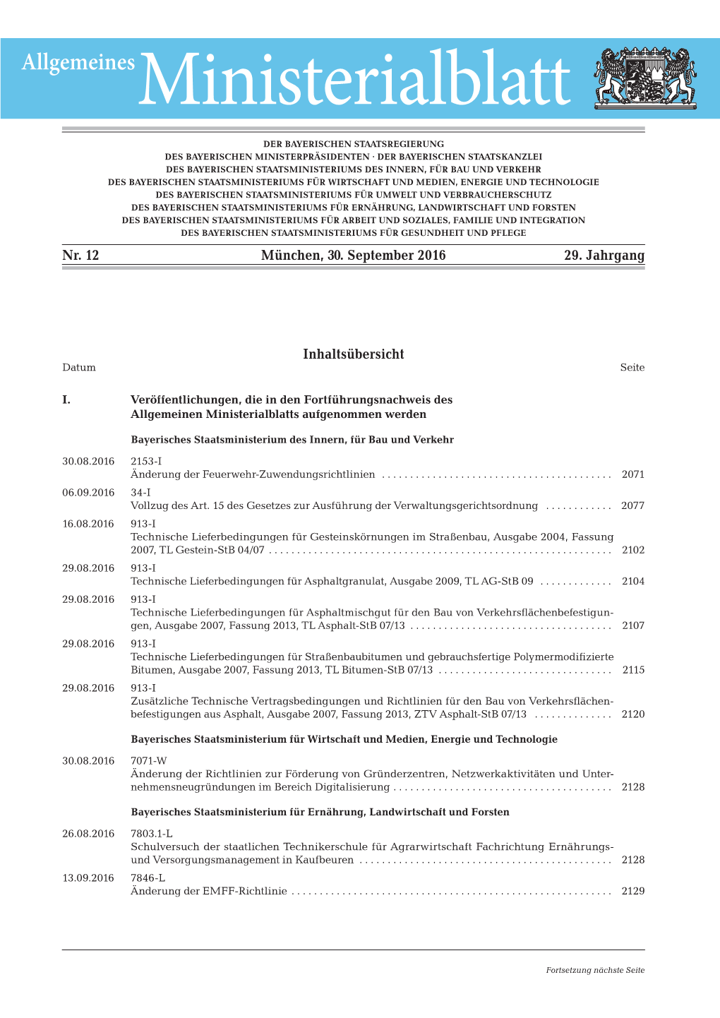 Allgemeines Ministerialblatt, 2016-12