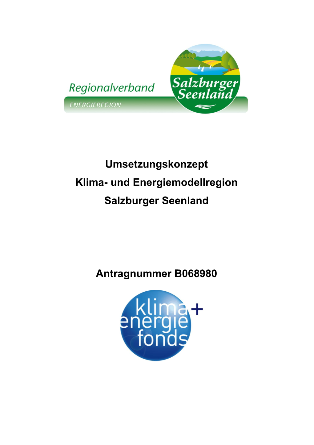 Und Energiemodellregion Salzburger Seenland Antragnummer B068980