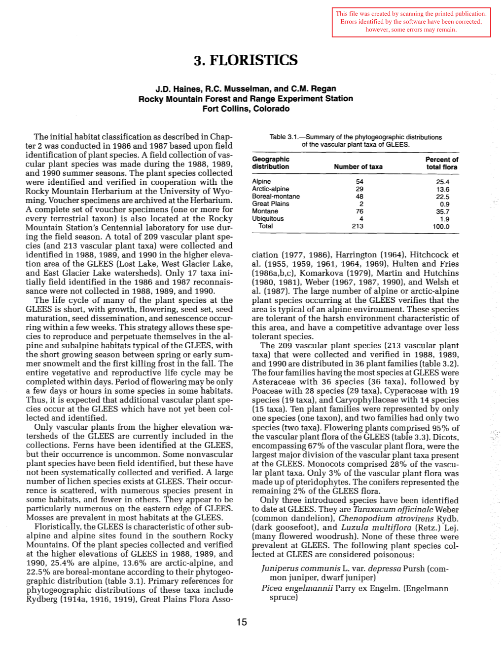 The Glacier Lakes Ecosystem Experiments Site