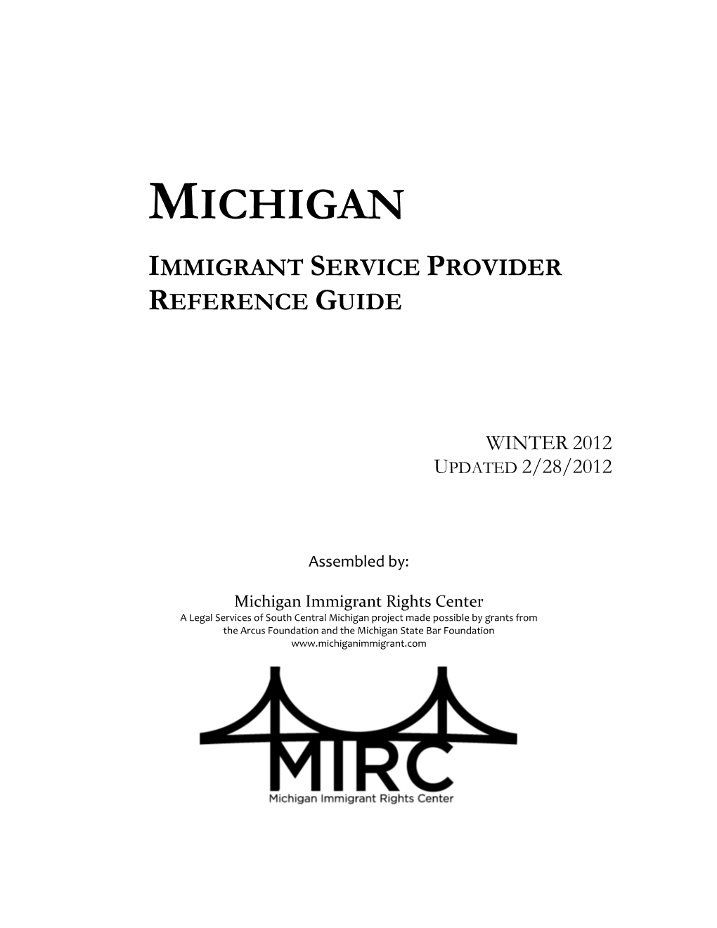 Michigan Immigrant Rights Center Immigrant