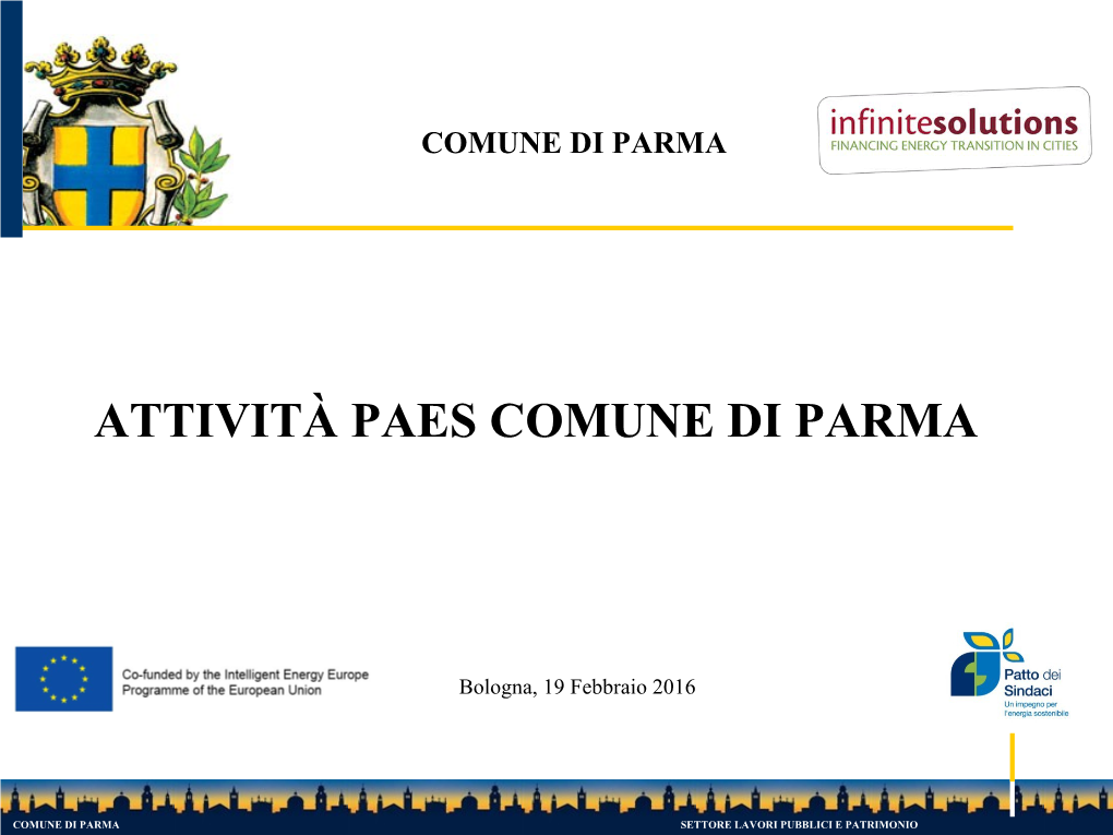Attività Paes Comune Di Parma