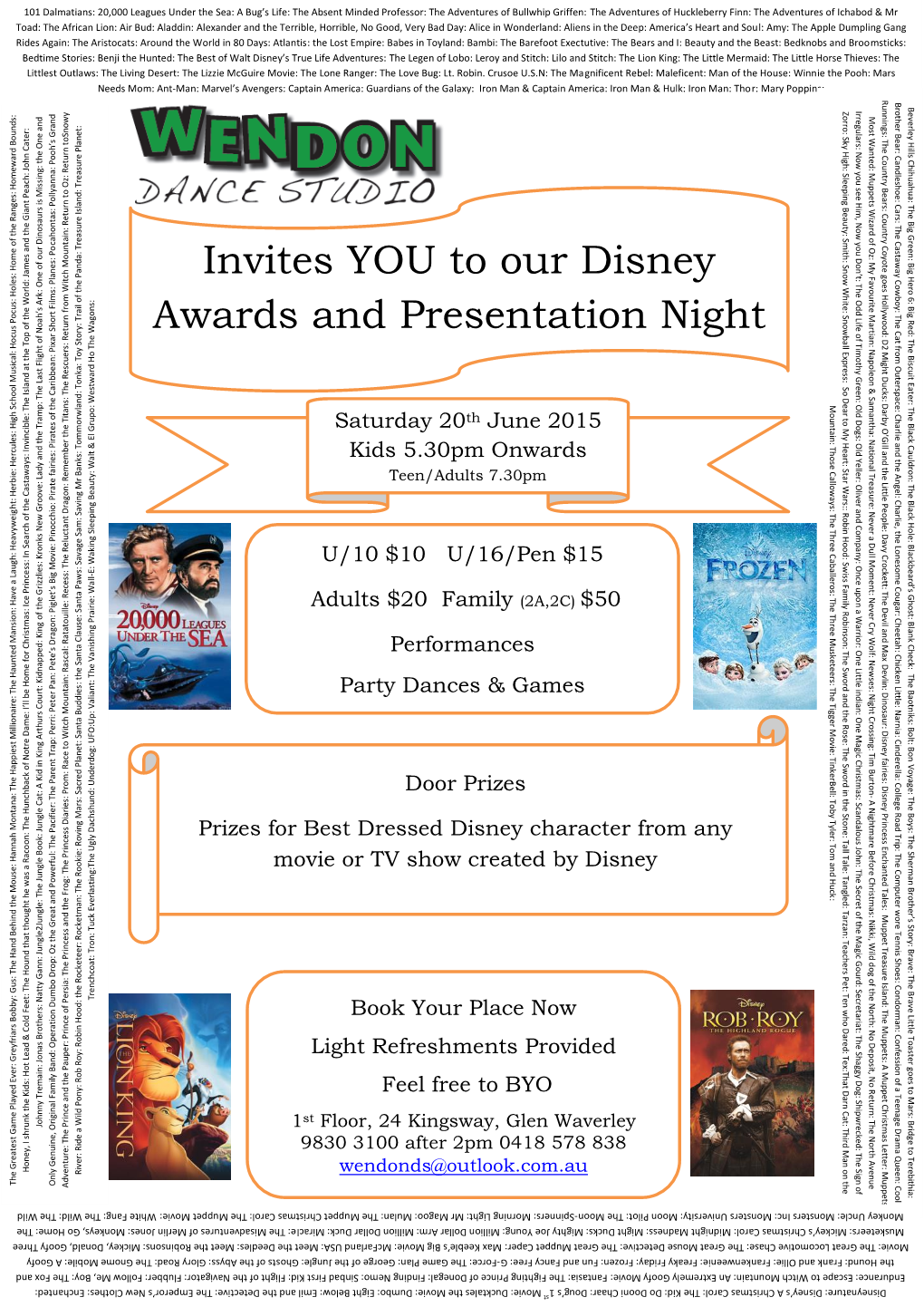 Wendon Mid-Year Disney Awards and Presentation Night