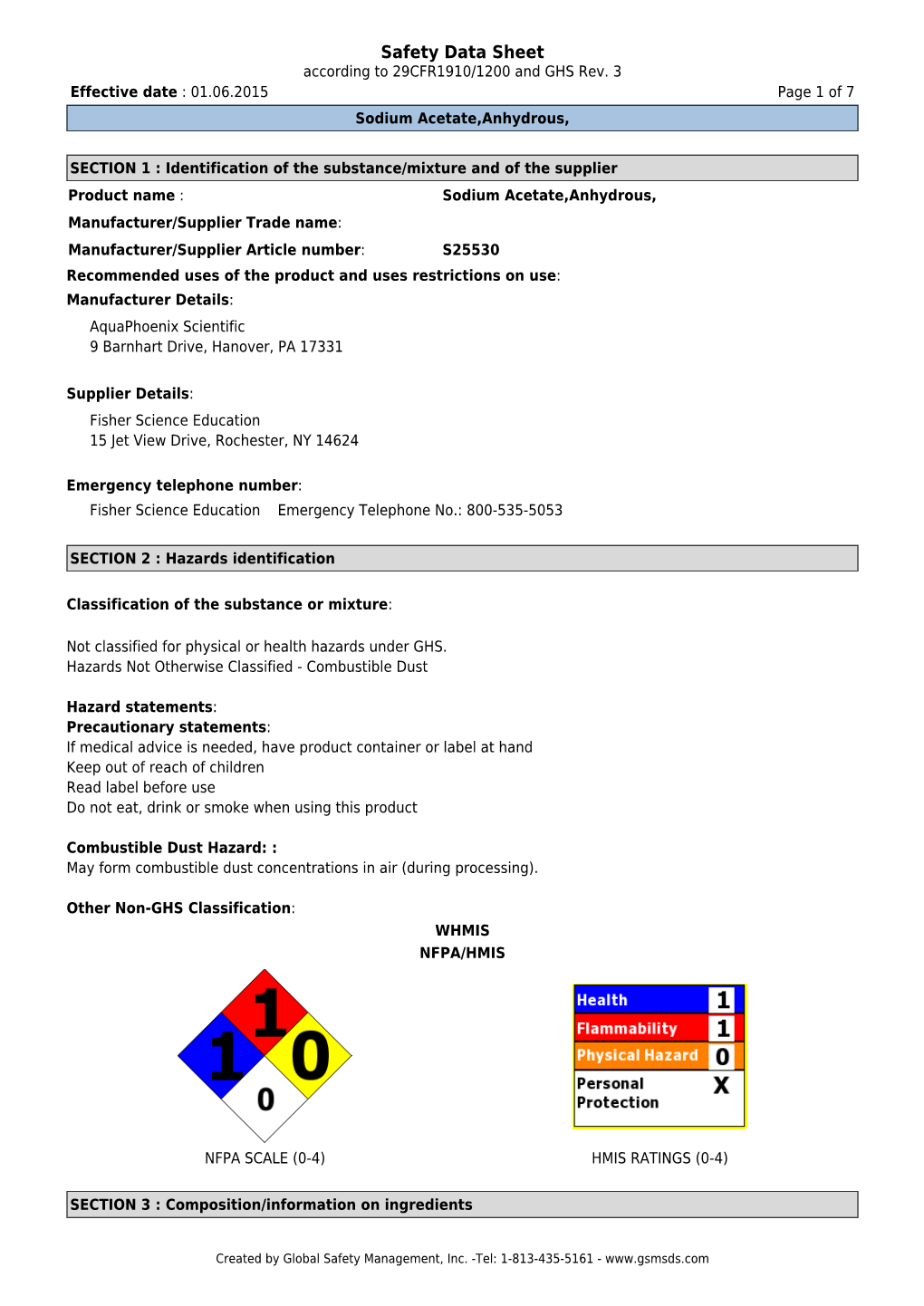 Sodium Acetate,Anhydrous