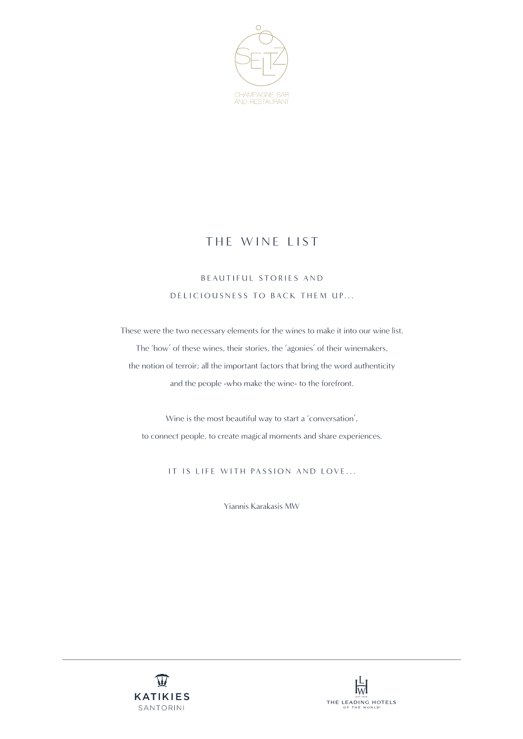 The Wine List