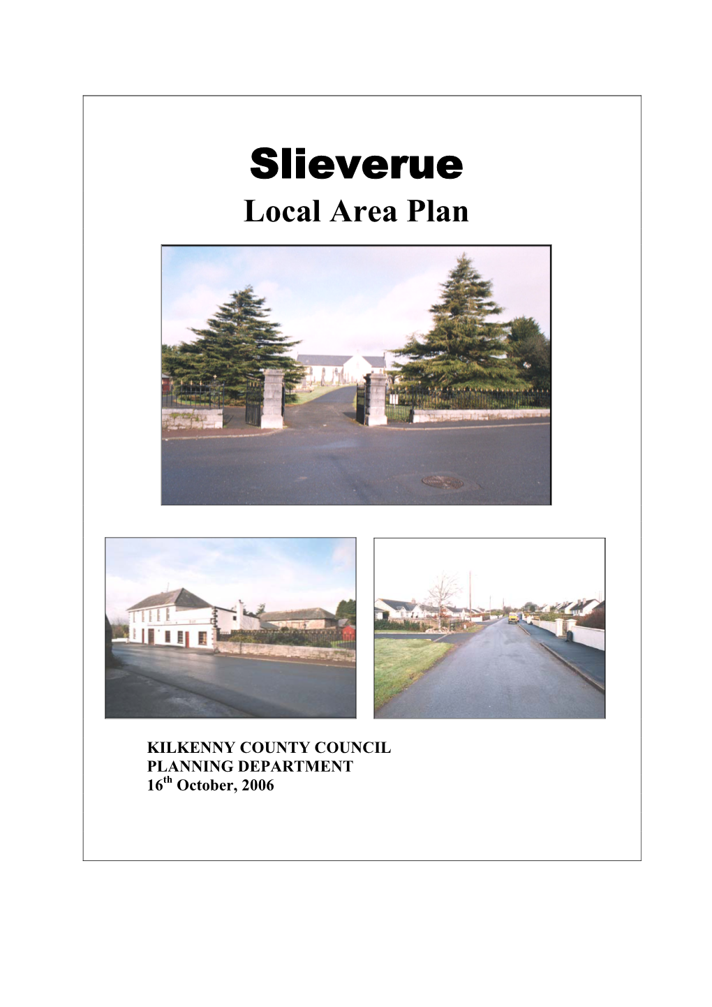 Slieverue Local Area Plan