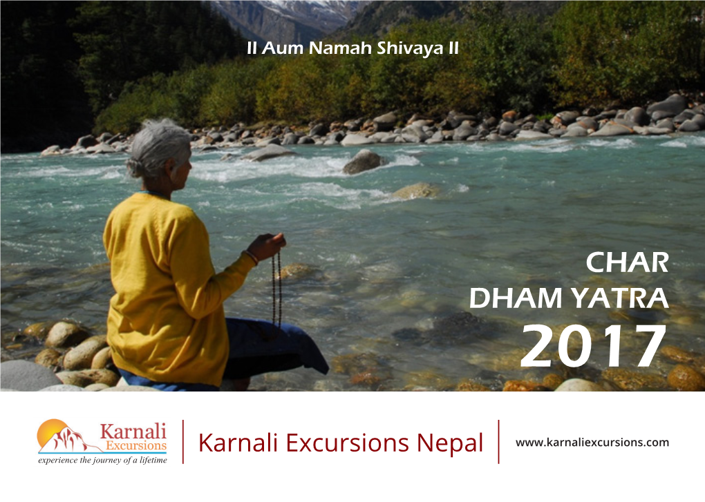 Char Dham Yatra 2017