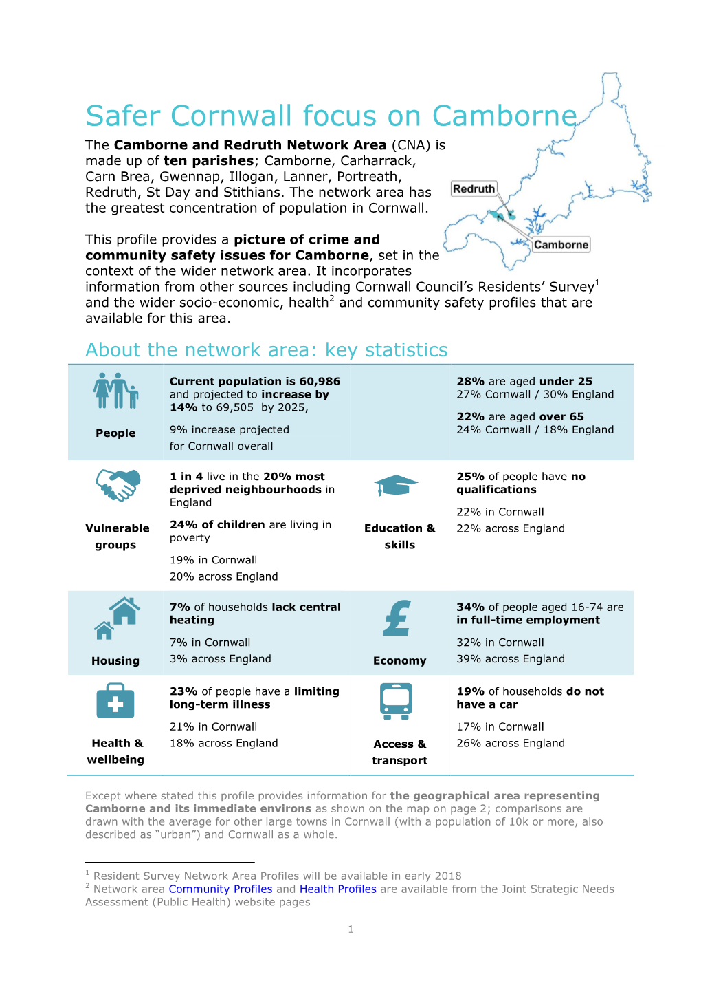 Safer Cornwall Focus on Camborne