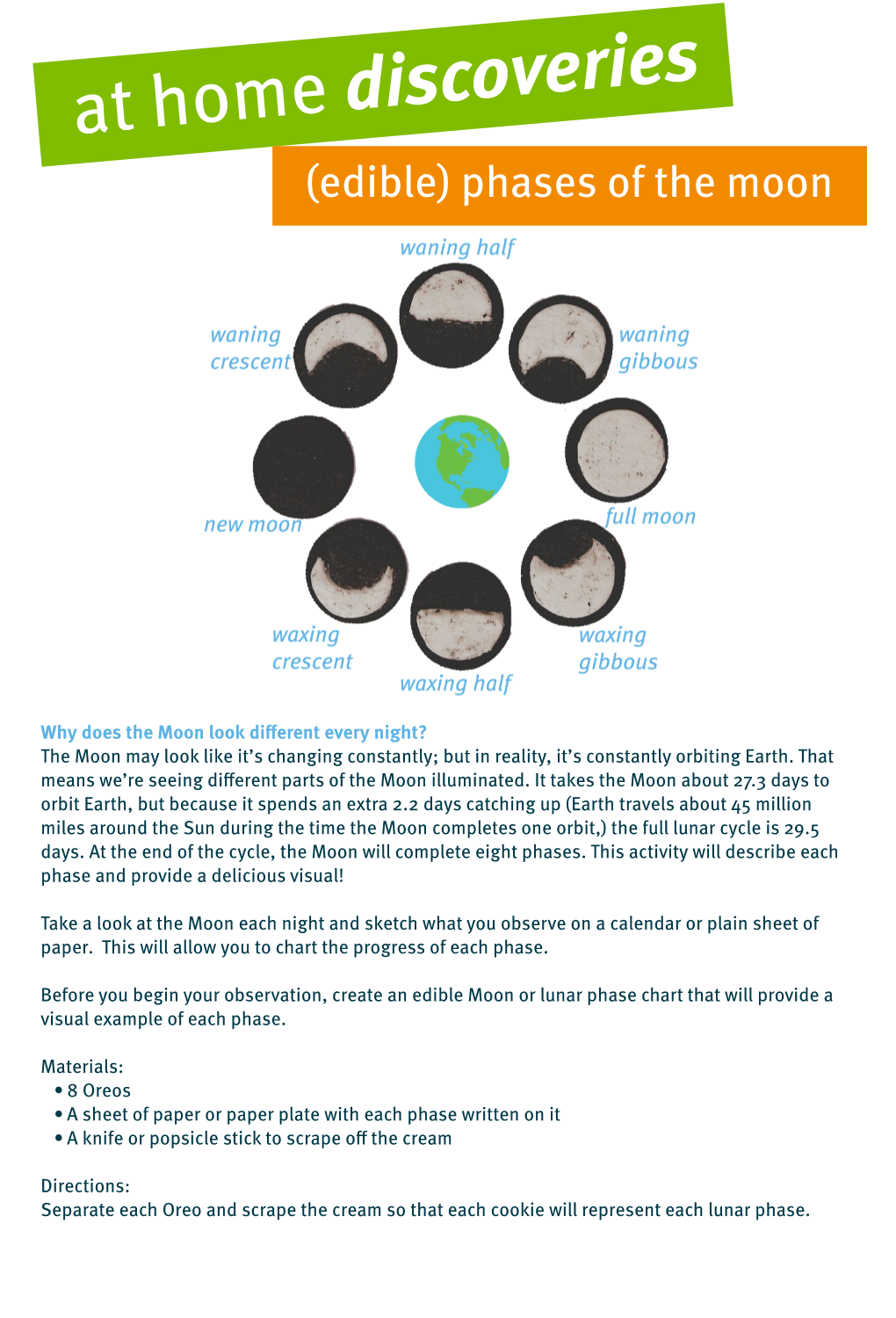 Edible Moon Phases