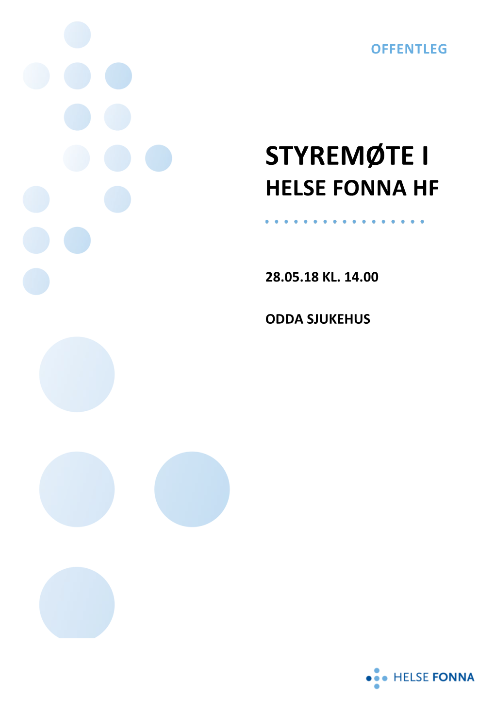 Styremøte I Helse Fonna Hf