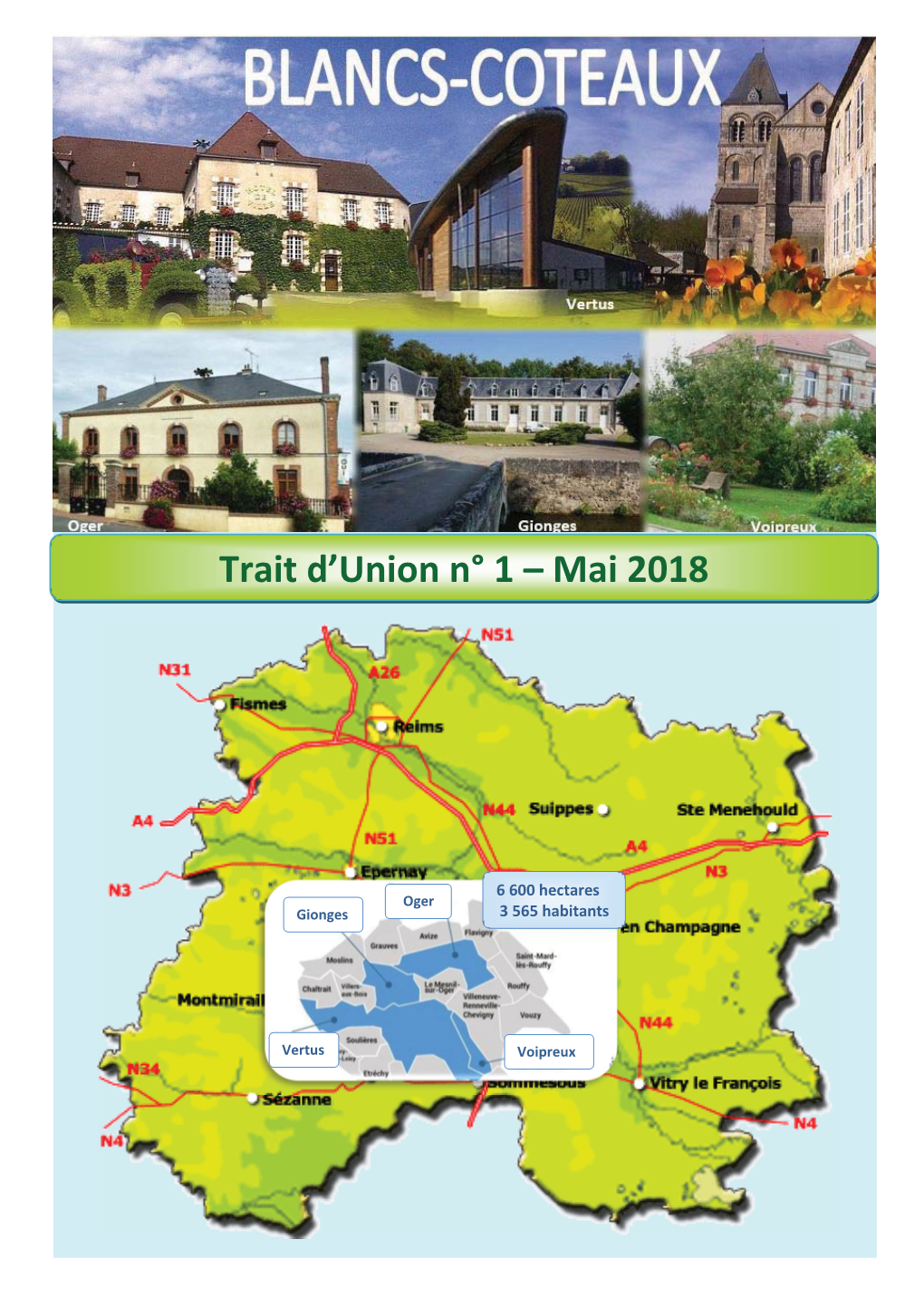 Trait D'union N° 1 – Mai 2018