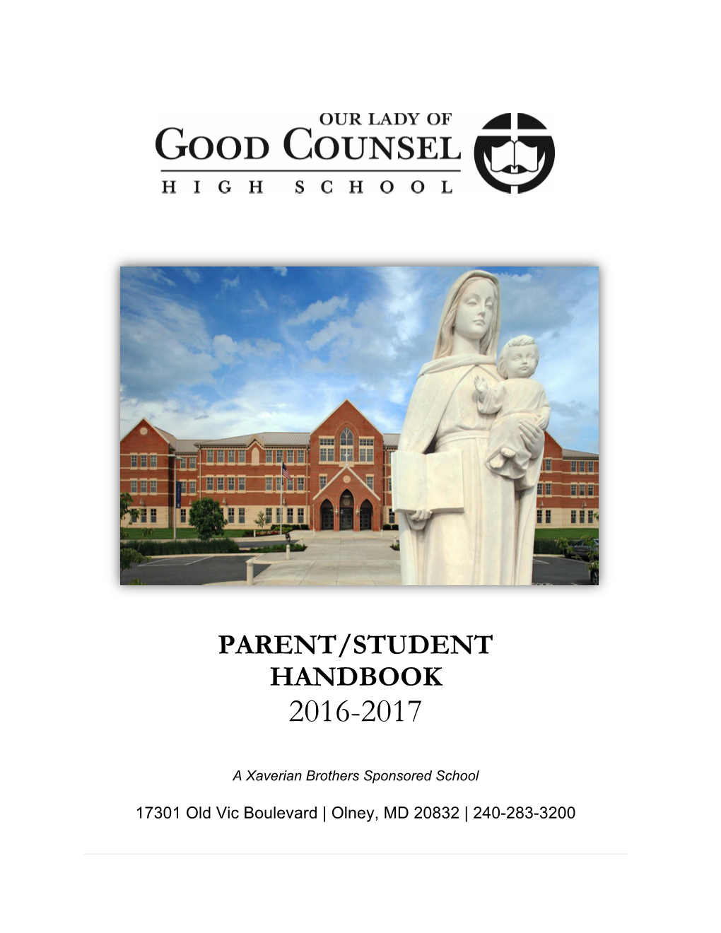 2016-17 OLGCHS Student Parent Handbook -5-13-16