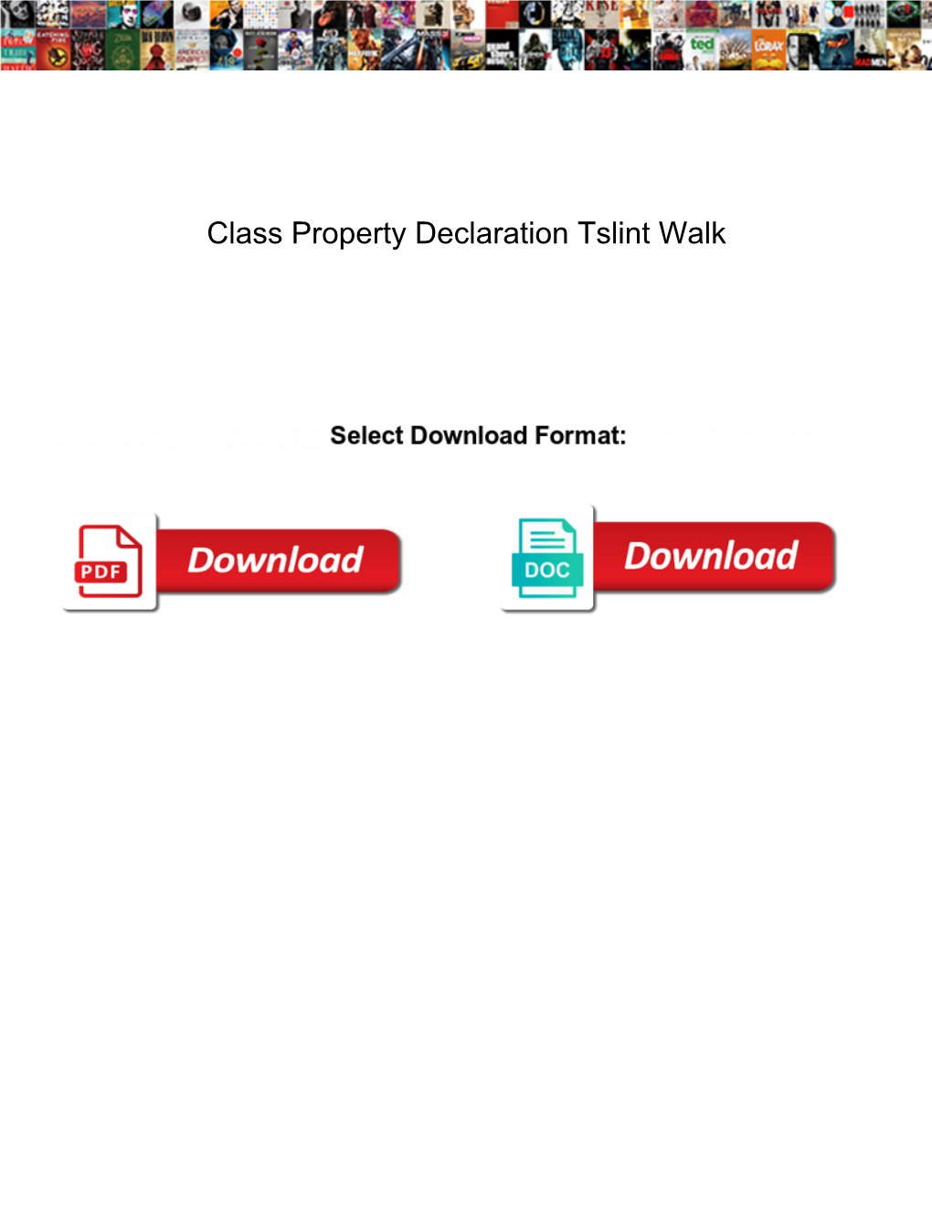 Class Property Declaration Tslint Walk