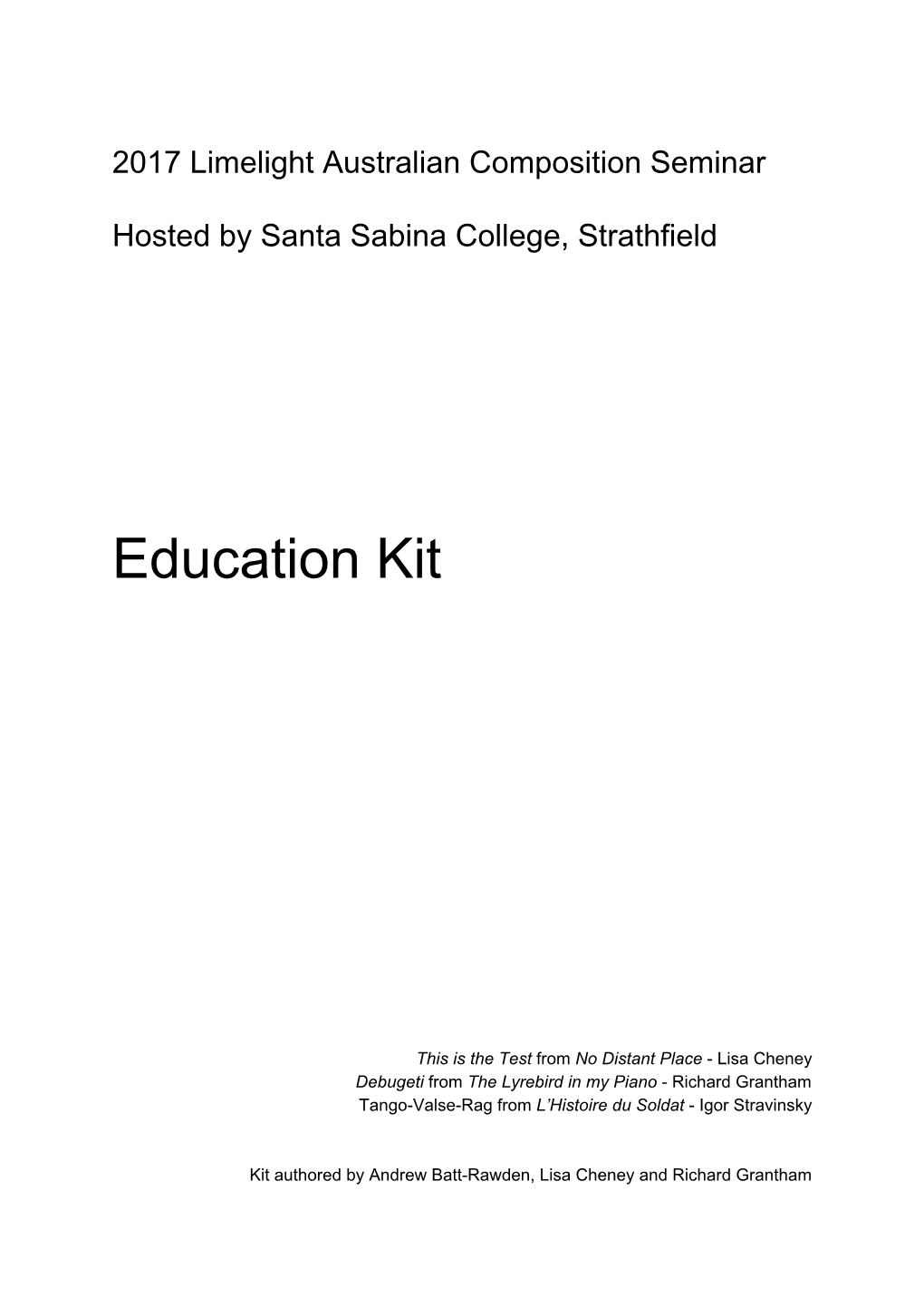 Education Kit