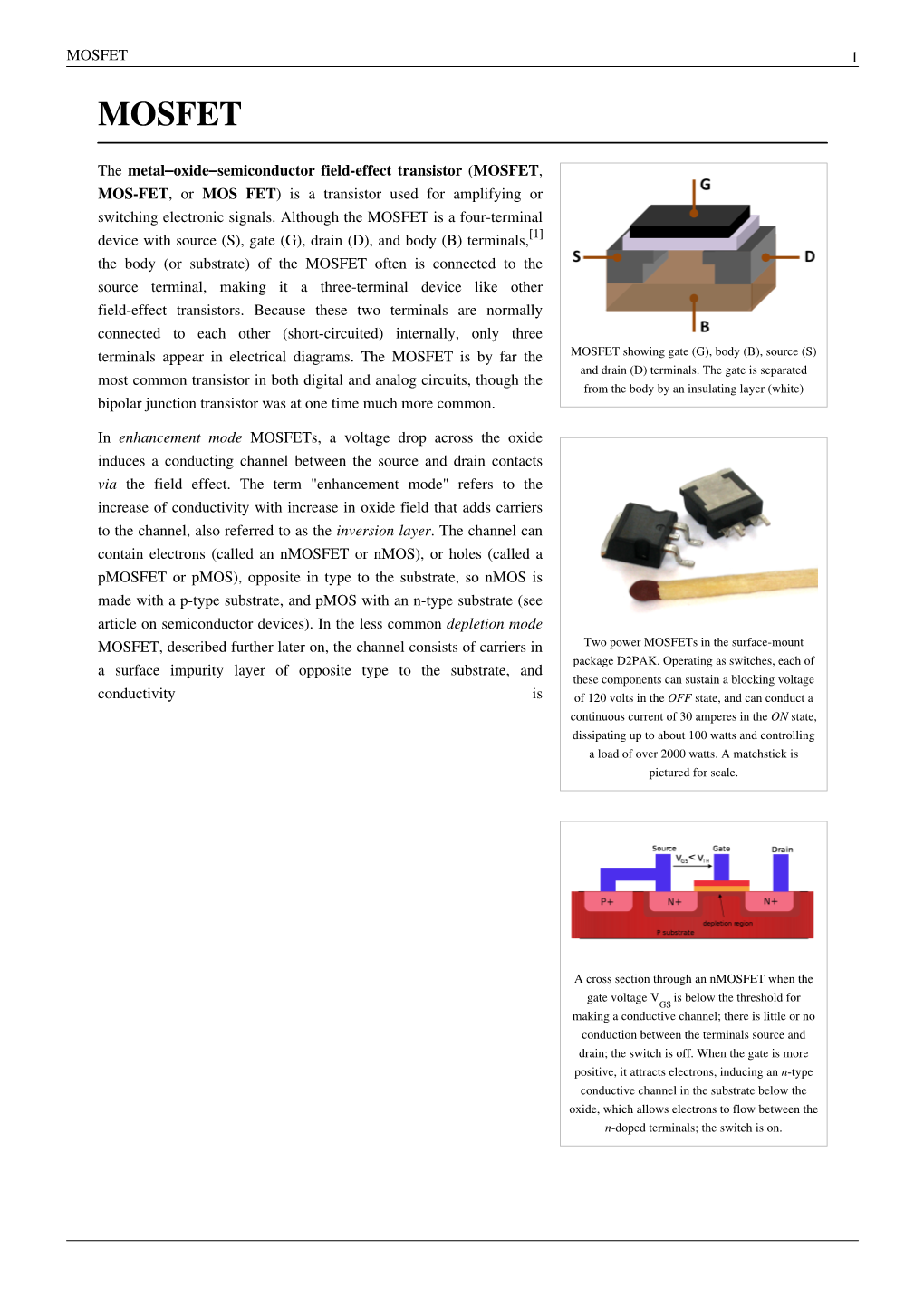 Mosfet 1 Mosfet