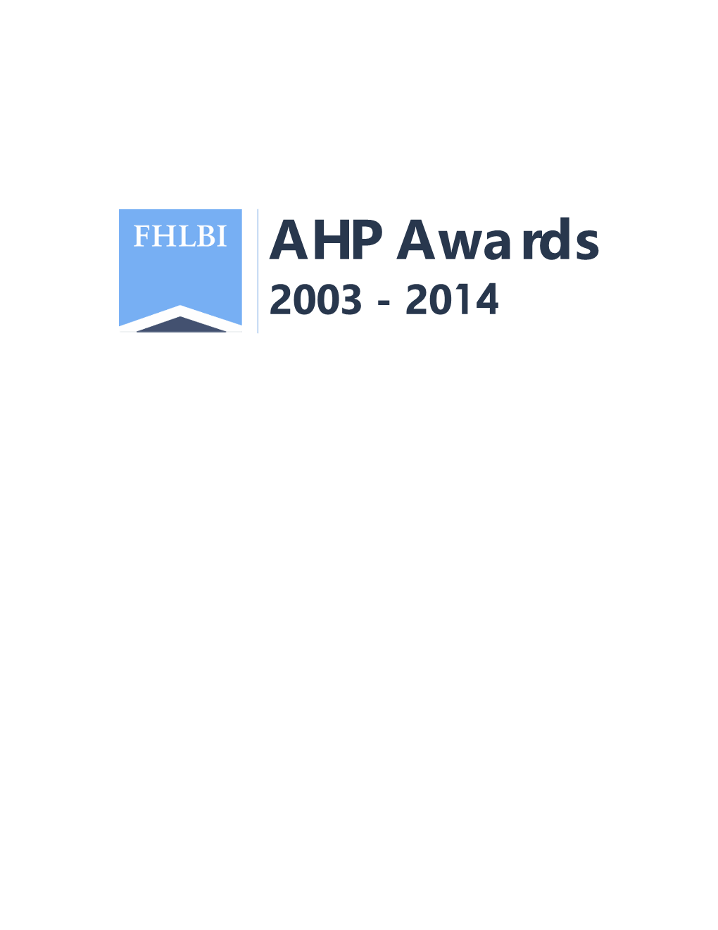 AHP Award List Archive