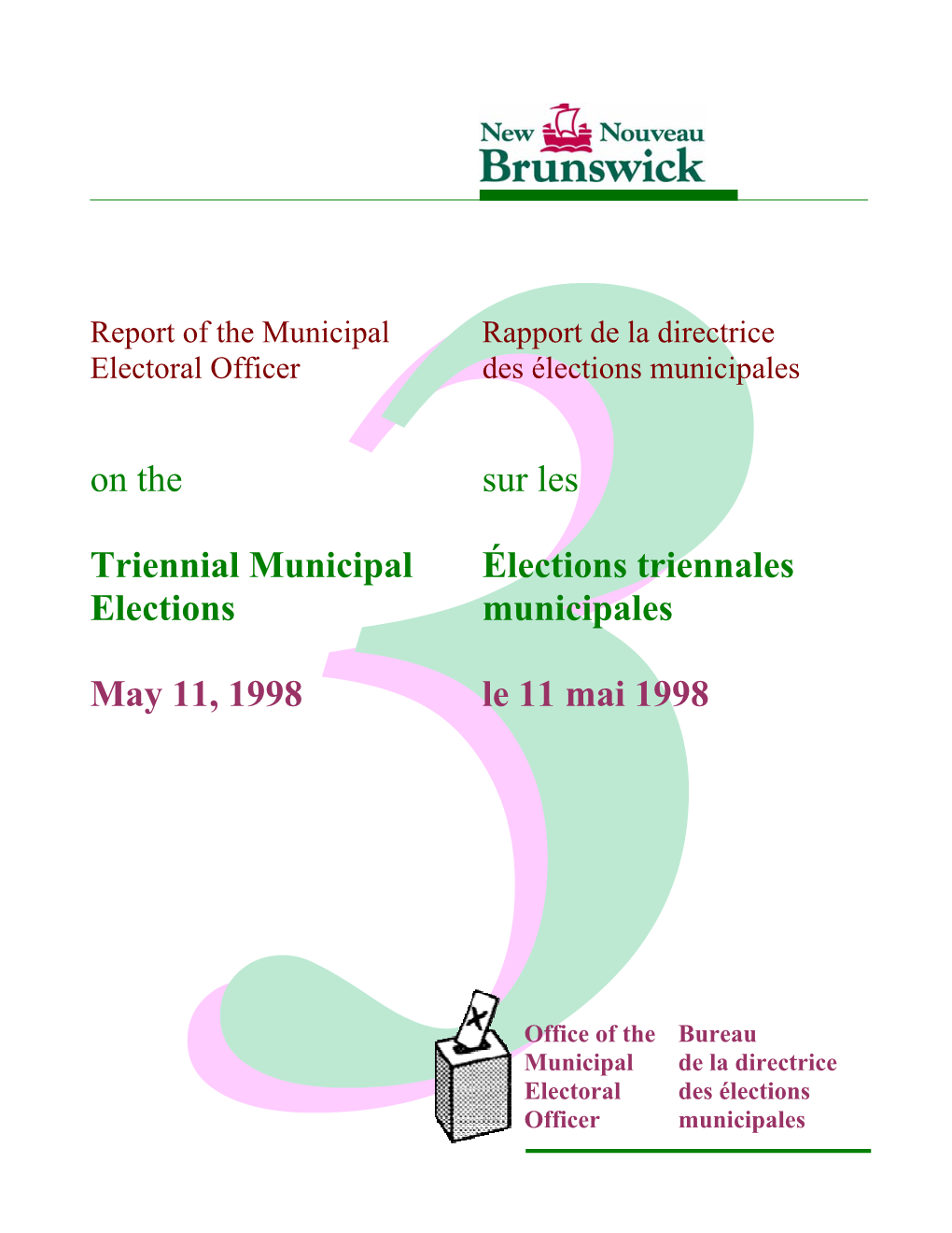 On the Sur Les Triennial Municipal Élections Triennales