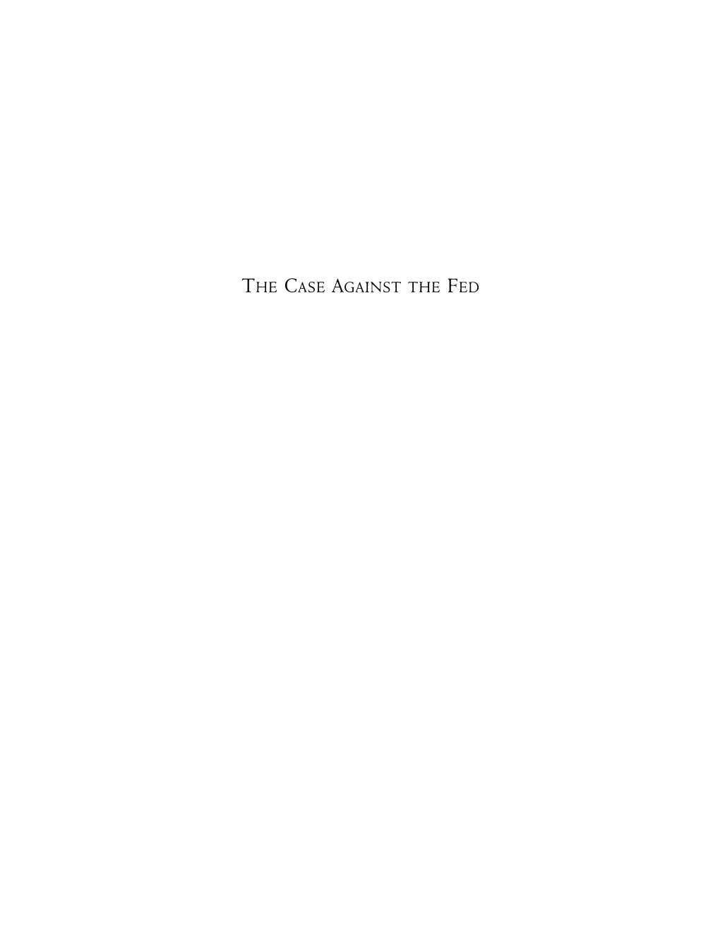 The Case Against the Fed.Pdf