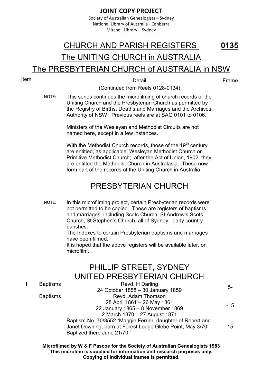 Church and Parish Registers 0002