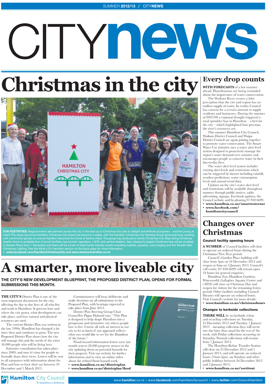Christmas in the City About the Importance of Water Conservation