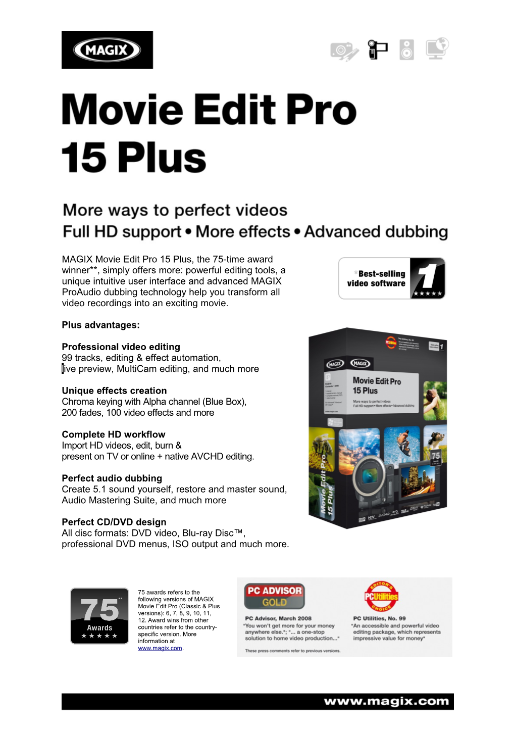 MAGIX Movie Edit Pro 15 Plus