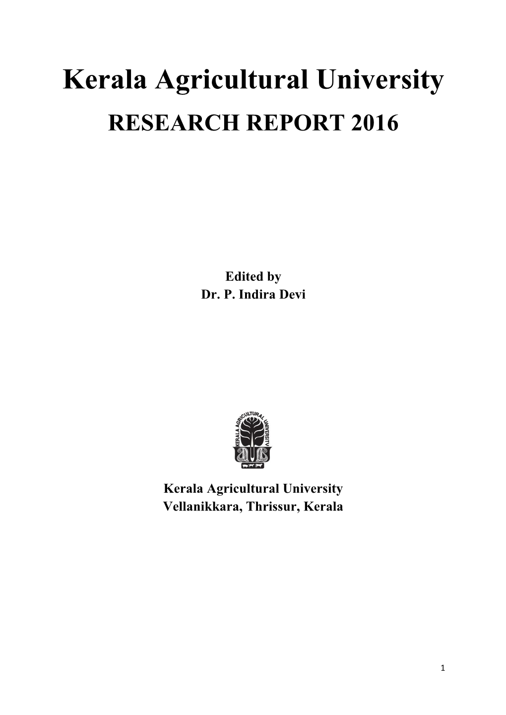 Research Report 2016