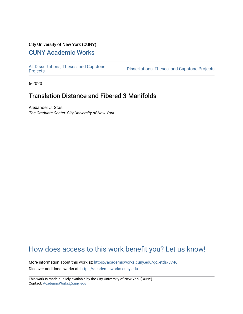 Translation Distance and Fibered 3-Manifolds