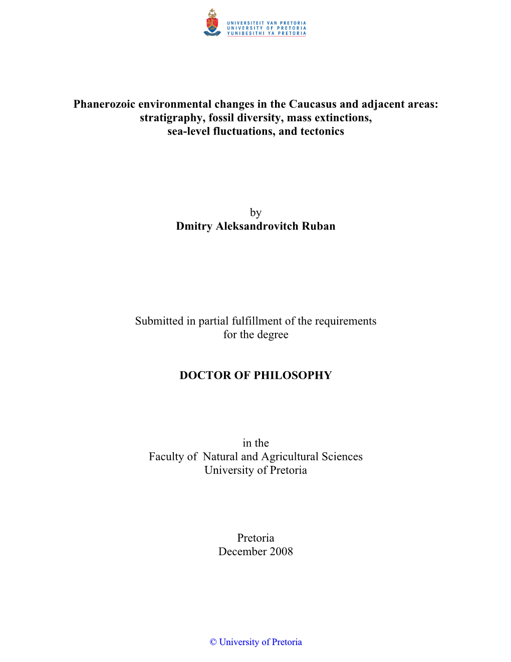 Phanerozoic Environmental Changes in the Caucasus and Adjacent Areas: Stratigraphy, Fossil Diversity, Mass Extinctions, Sea-Level Fluctuations, and Tectonics