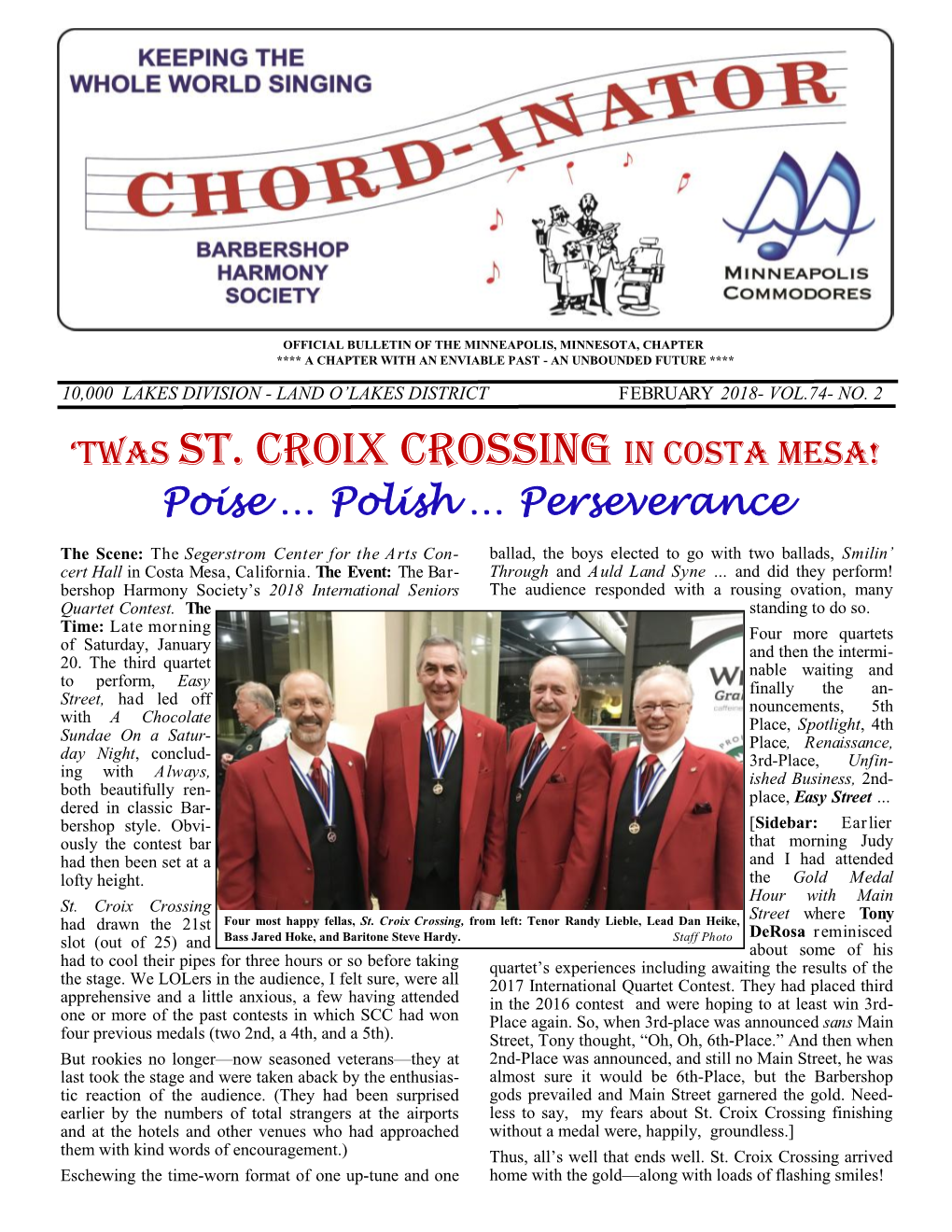 'Twas St. Croix Crossing in Costa Mesa!
