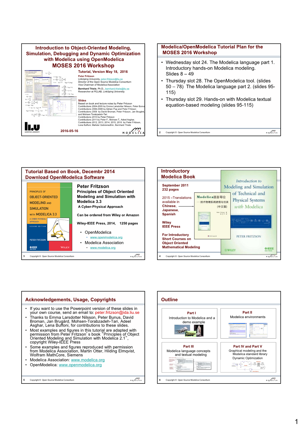 Introduction to Object-Oriented Modeling