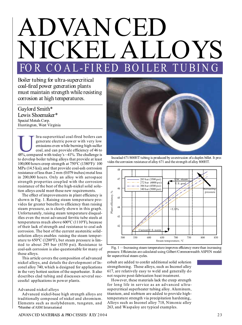 Advanced Nickel Alloys