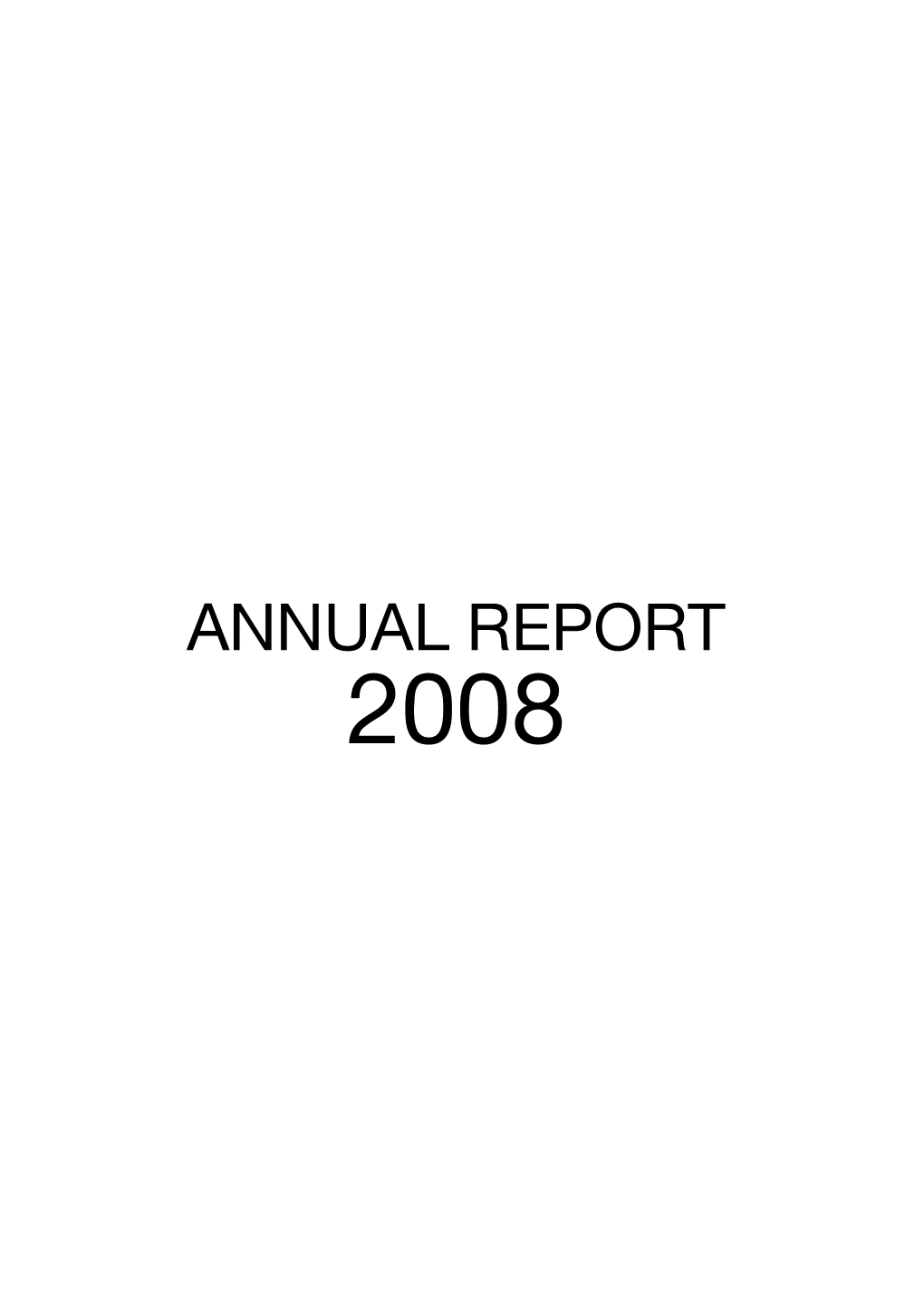 ANNUAL REPORT 2008 Part a Education