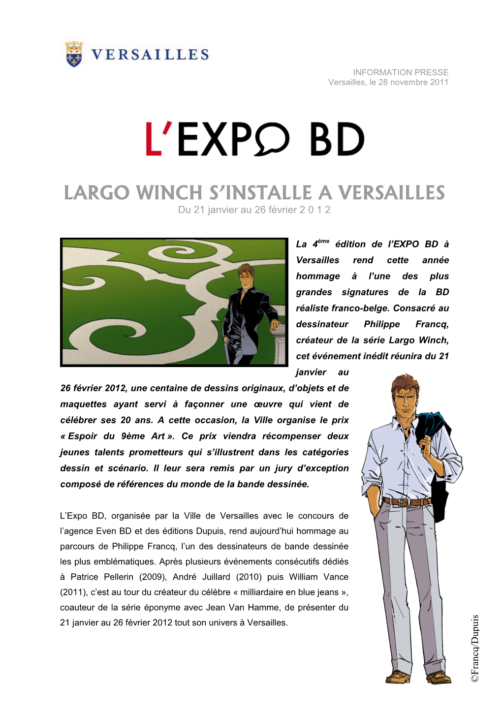 DP 4E EXPO BD Largo Winch Validex