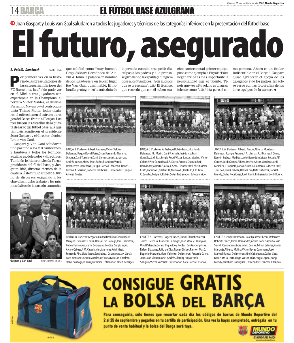 14Barça El Fútbol Base Azulgrana