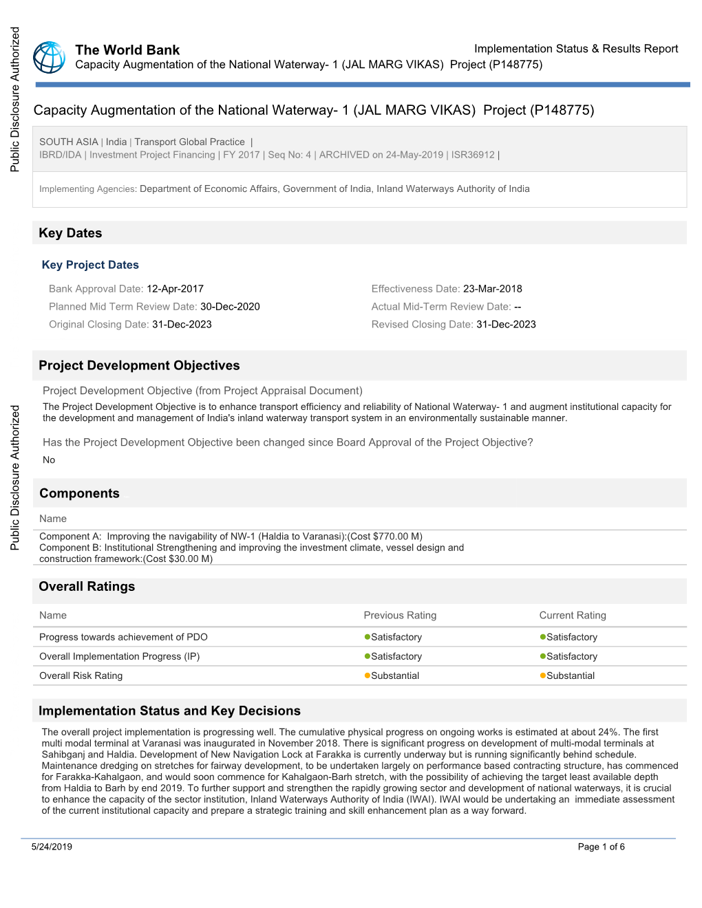 Implementation Status & Results Report