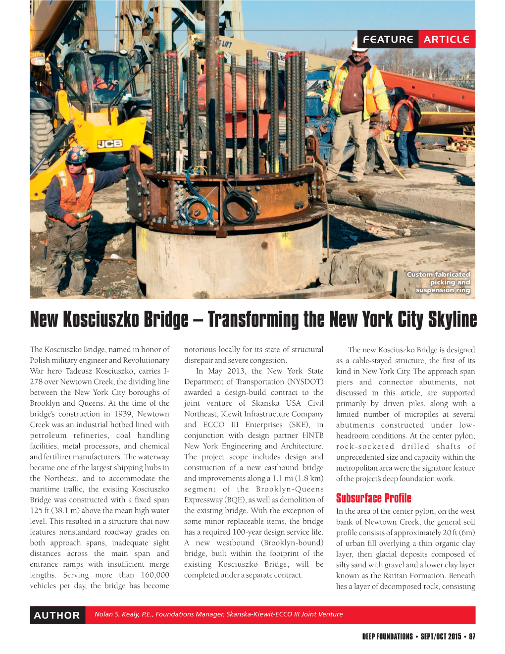 New Kosciuszko Bridge – Transforming the New York City Skyline