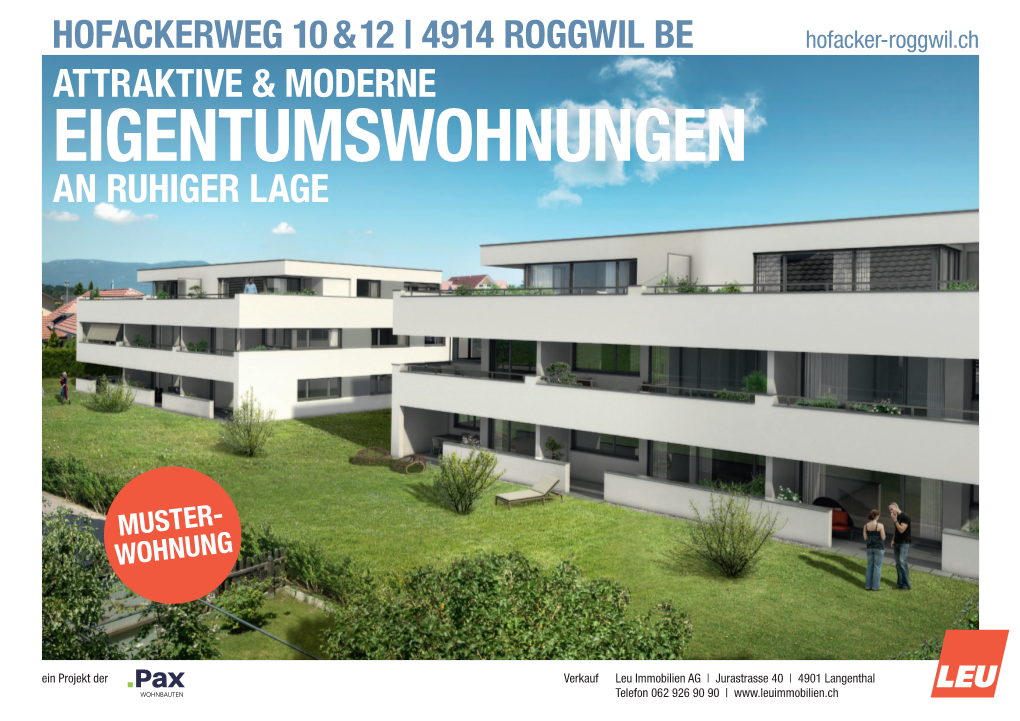 Hofackerweg 10 &12 | 4914 Roggwil Be