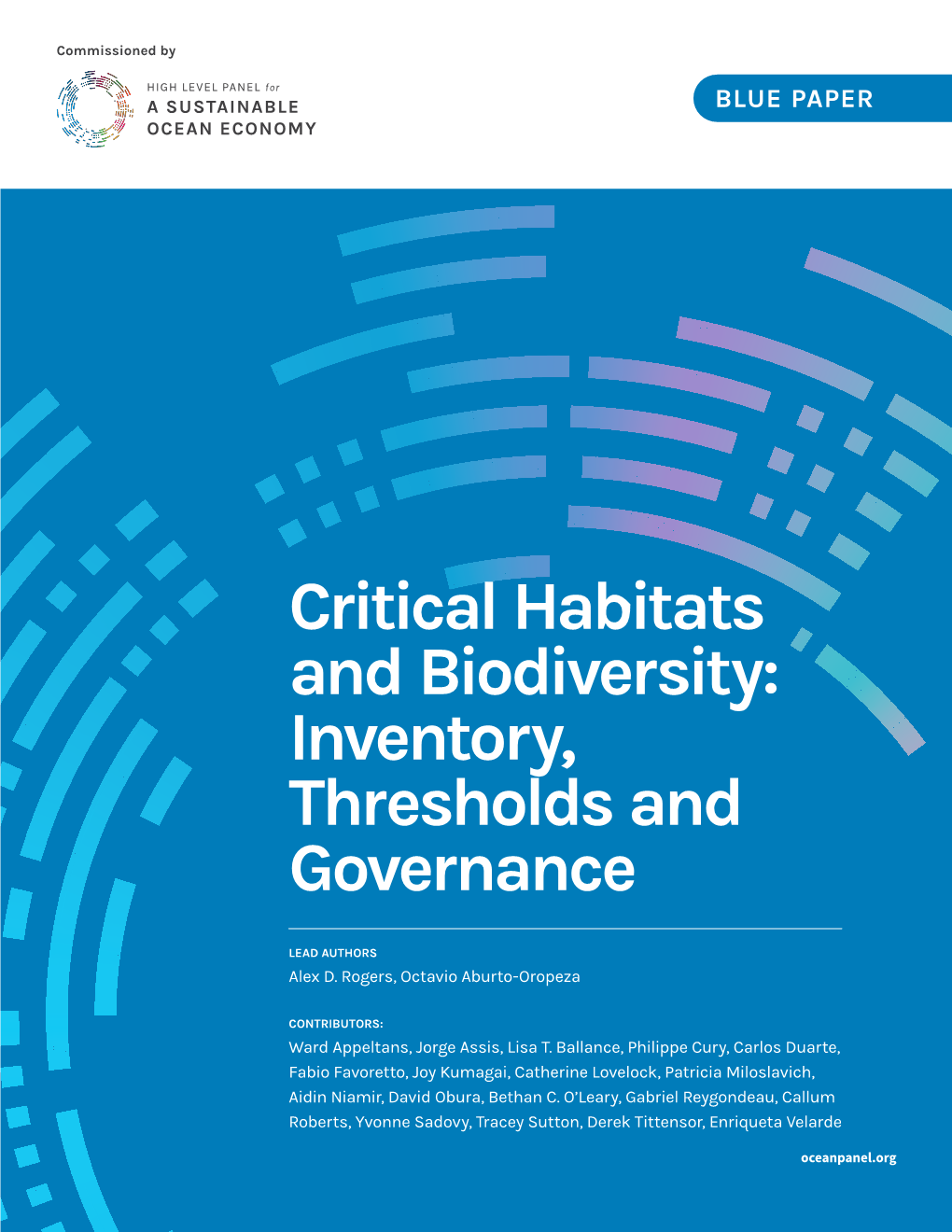 Critical Habitats and Biodiversity: Inventory, Thresholds and Governance