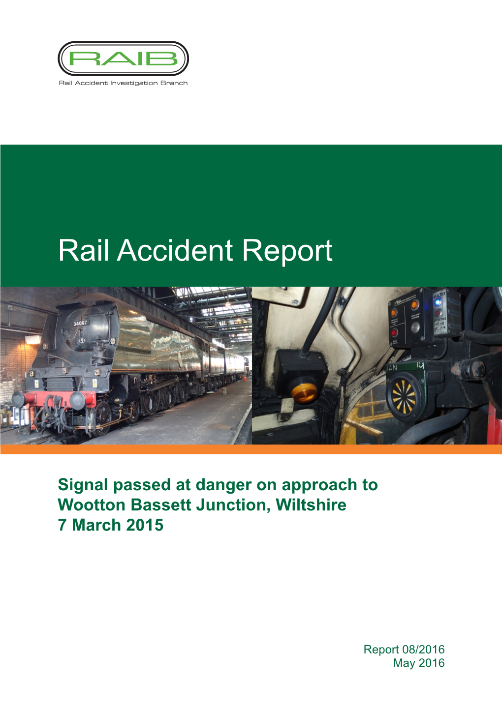 Rail Accident Report