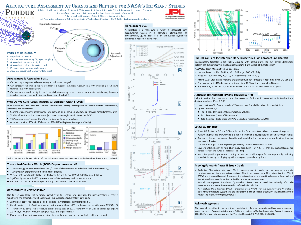 Aerocapture Assessment at Uranus and Neptune for NASA's Ice Giant Studies