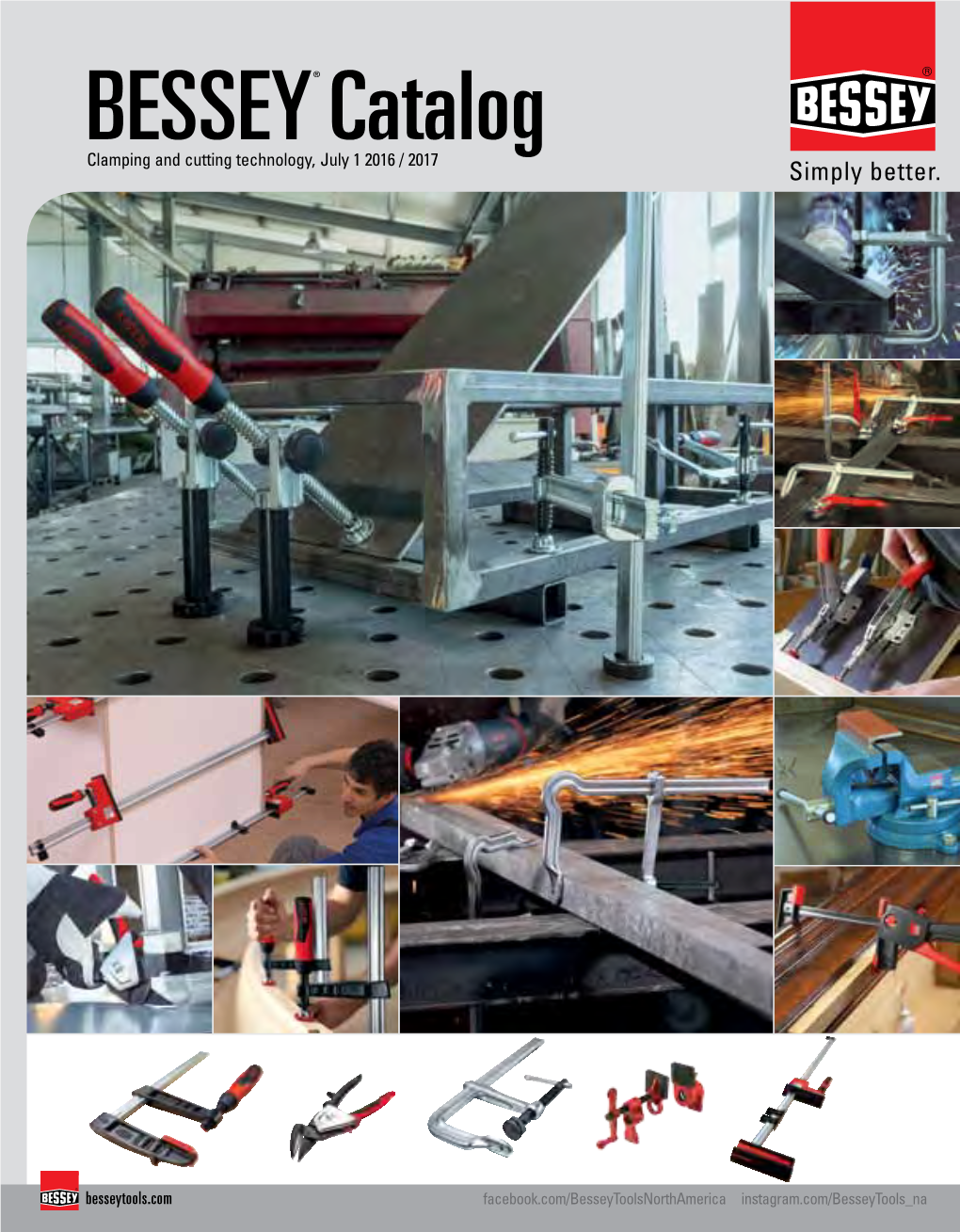 BESSEY® Catalog Clamping and Cutting Technology, July 1 2016 / 2017