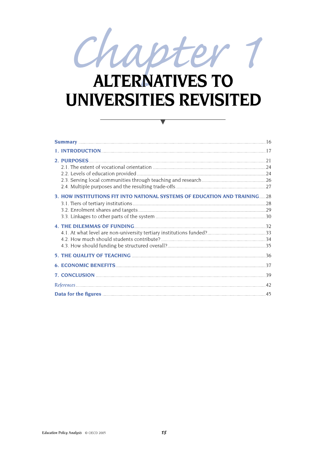 Education Policy Analysis 2004