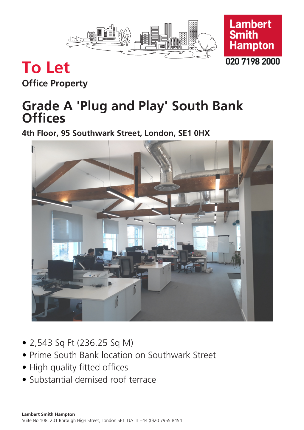 To Let,4Th Floor, 95 Southwark Street, London, SE1