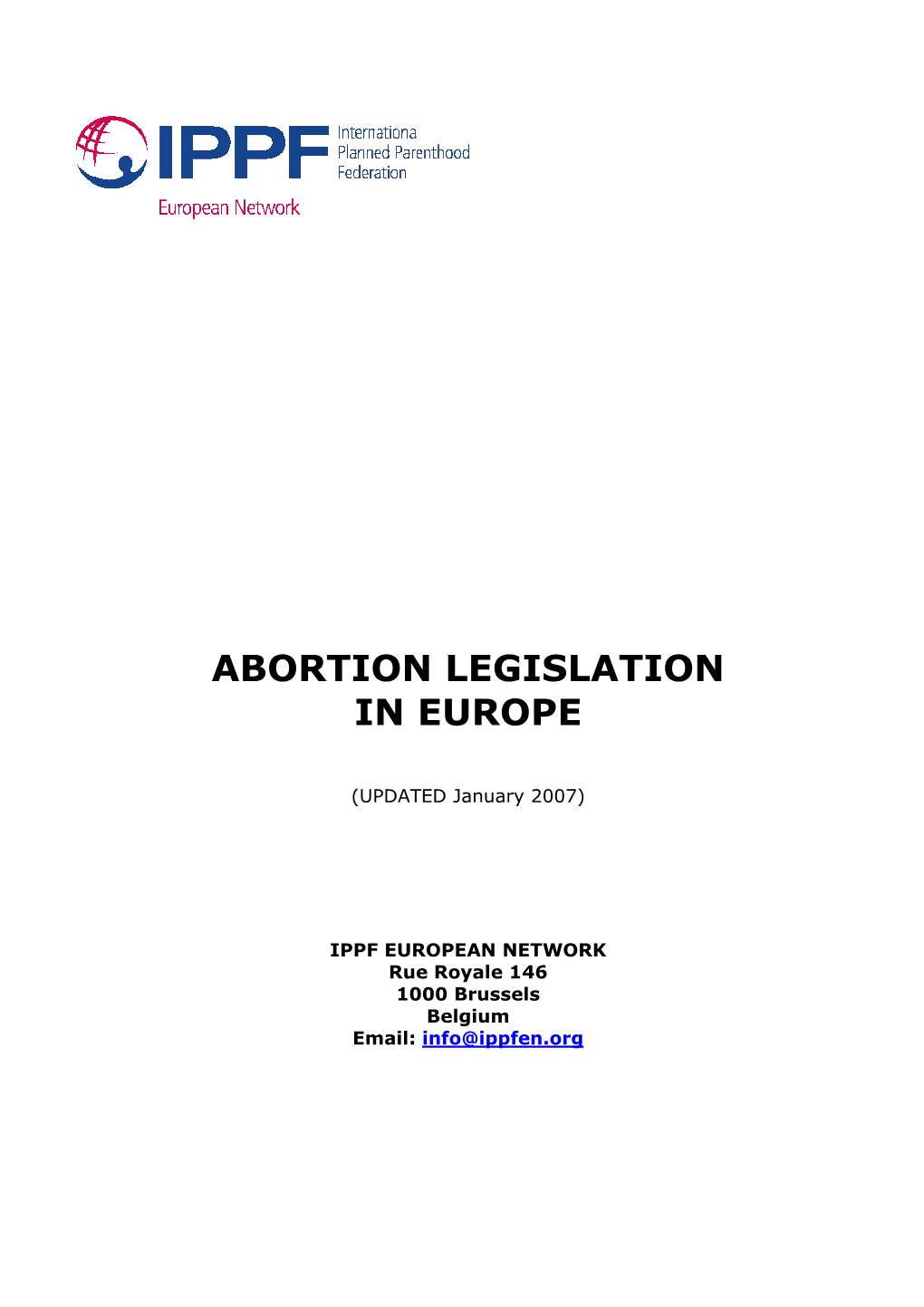 Abortion Legislation in Europe