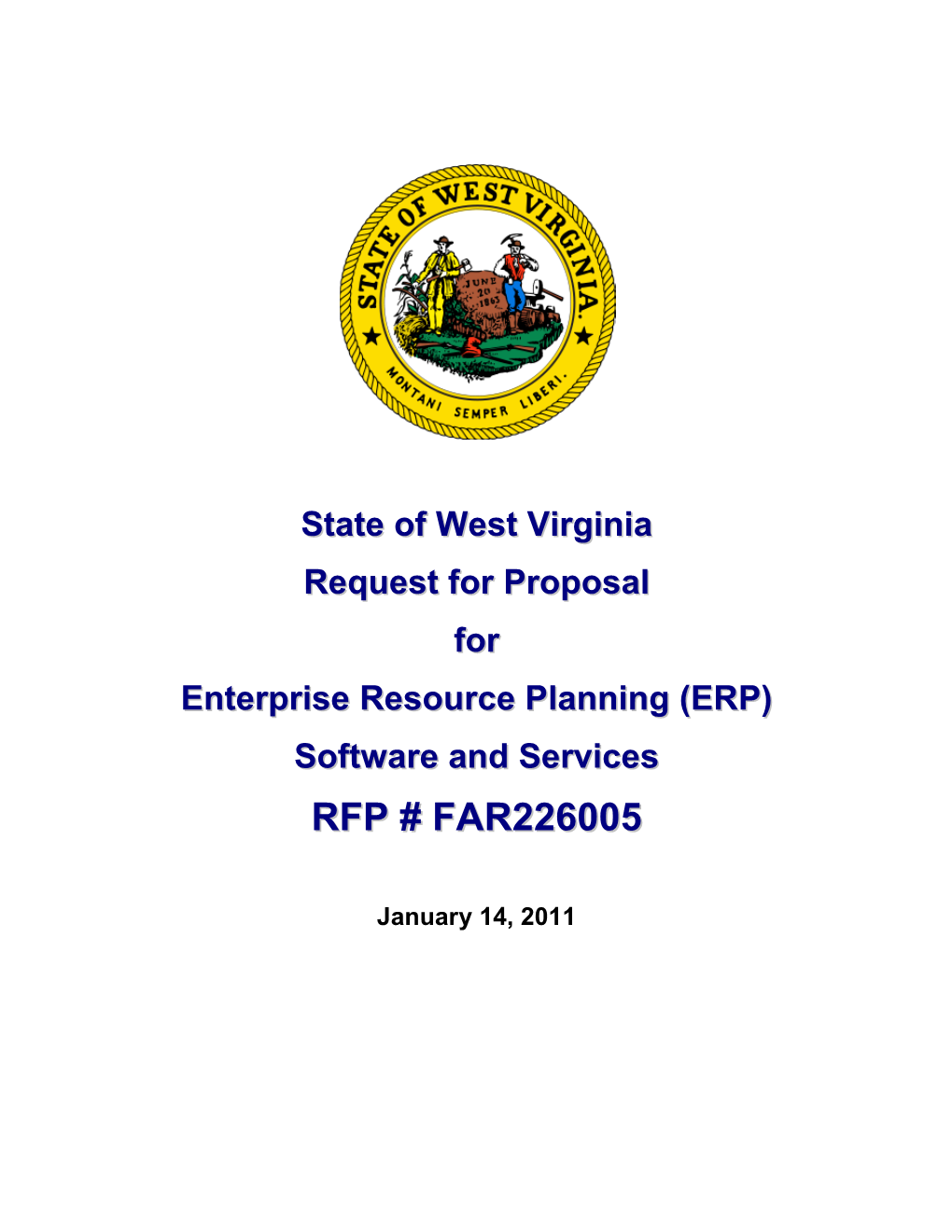 Rfp # Far226005