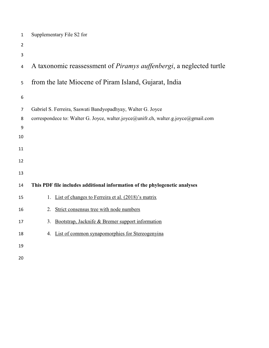 A Taxonomic Reassessment of Piramys Auffenbergi, a Neglected Turtle From