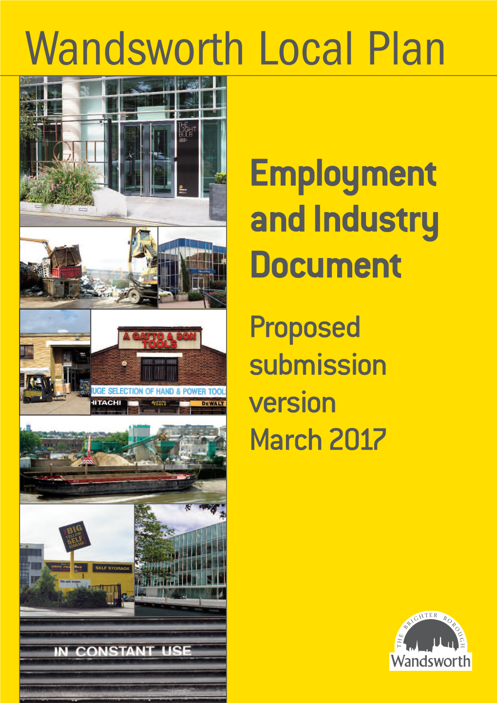 Local Plan Employment and Industry Document (March 2017)